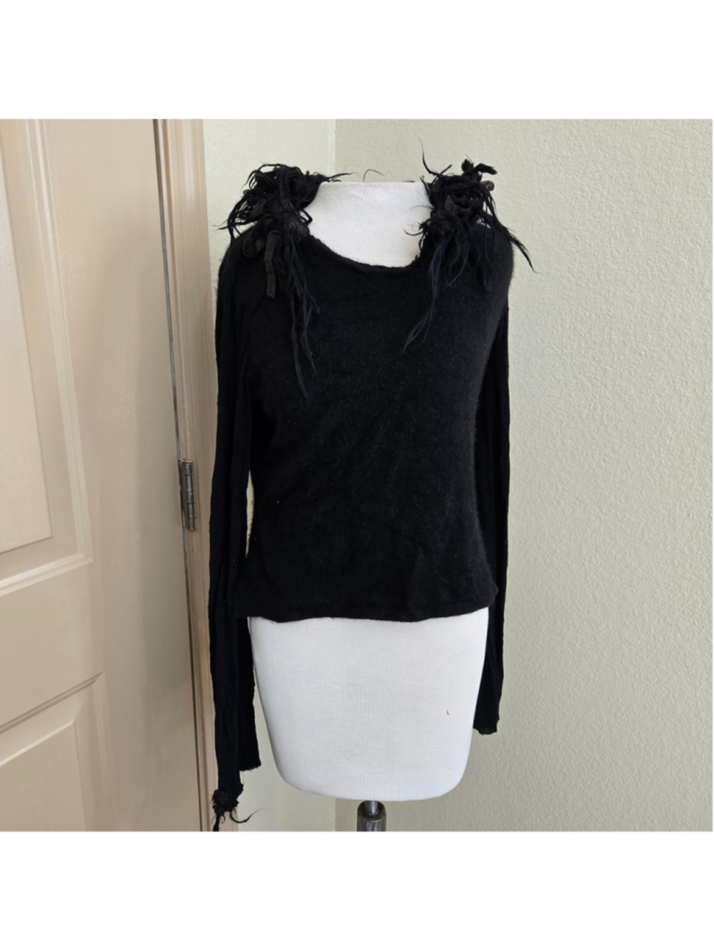 M&Kyoko Japanese Avant-Garde, Cashmere Gothic whimsigoth sweater S
